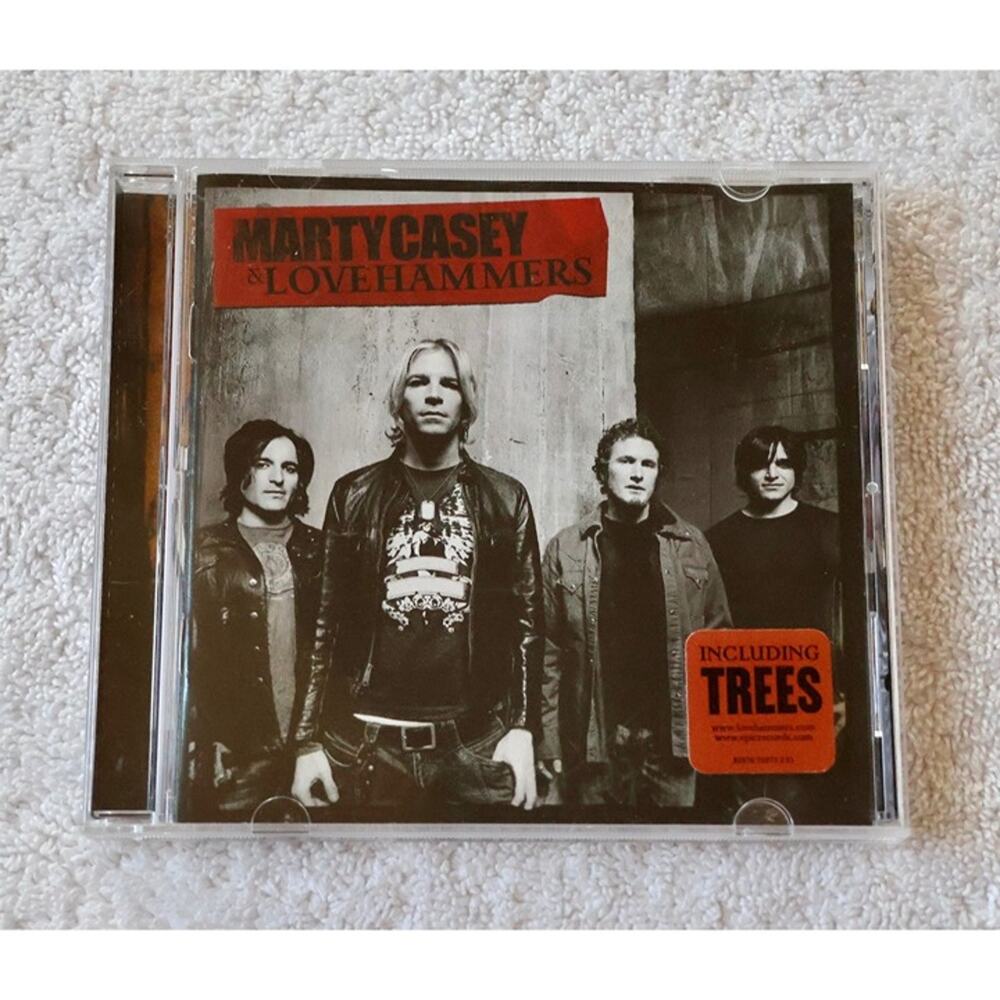 Marty Casey & Lovehammers CD 2006 Rock Epic Records "Trees" Hit